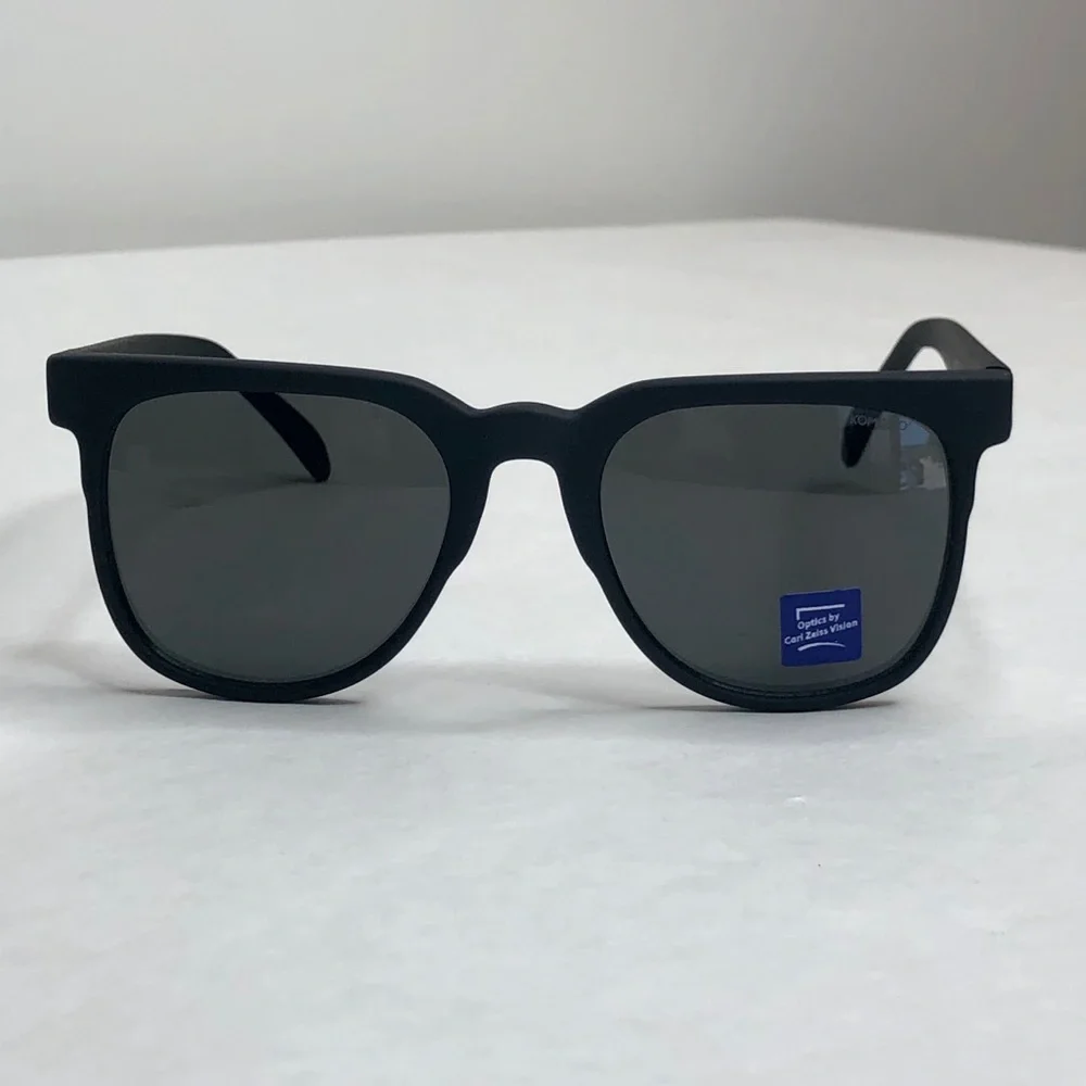 KOMONO Riviera Black Rubber sunglasses NEW